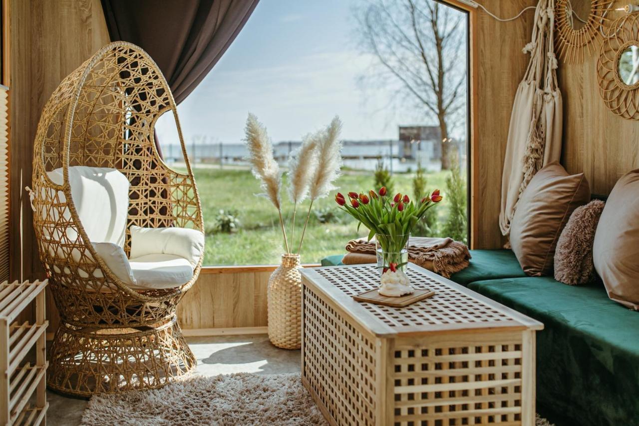 Herbals - Tree&Lake Houses With Bath, Sauna, Bikes, Motorboat Mielno  Exterior photo